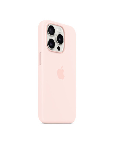 Apple Iphone 15 Pro Silicone Case With Magsafe - Light Pink