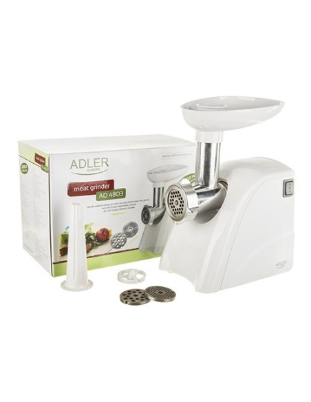 Adler Ad 4803 Maszynka Do Mielenia 800 W Stal Nierdzewna, Biały