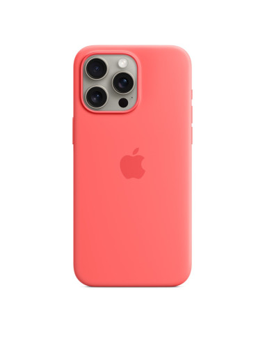 Apple Iphone 15 Pro Max Silicone Case With Magsafe - Guava