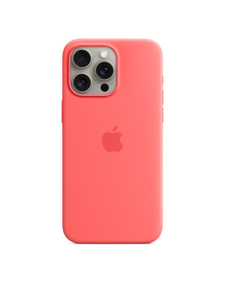 Apple Iphone 15 Pro Max Silicone Case With Magsafe - Guava
