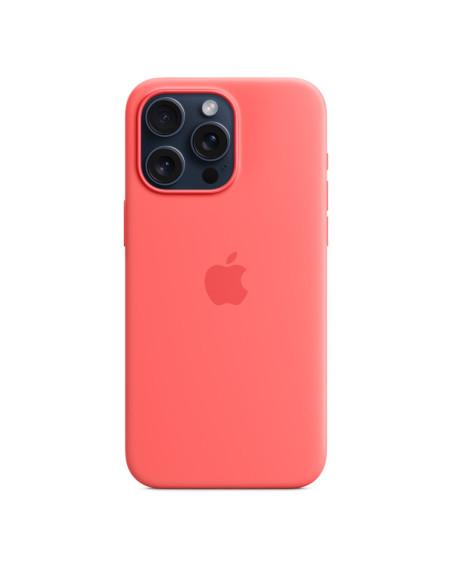 Apple Iphone 15 Pro Max Silicone Case With Magsafe - Guava