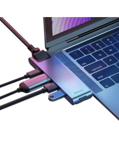 Hub Baseus Cahub-L0G (2X Usb 3.0  Kolor Szary)