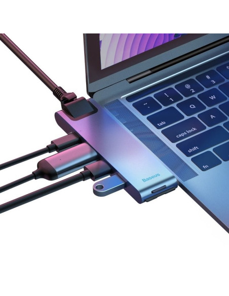 Hub Baseus Cahub-L0G (2X Usb 3.0  Kolor Szary)