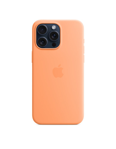 Apple Iphone 15 Pro Max Silicone Case With Magsafe - Orange Sorbet