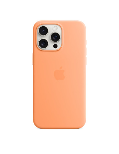 Apple Iphone 15 Pro Max Silicone Case With Magsafe - Orange Sorbet