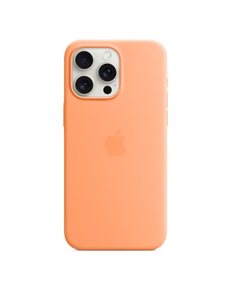 Apple Iphone 15 Pro Max Silicone Case With Magsafe - Orange Sorbet