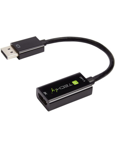 Techly Iadap Dp-Hdmif8K Adapter Kablowy 0,2 M Displayport Hdmi Typu A (Standard) Czarny