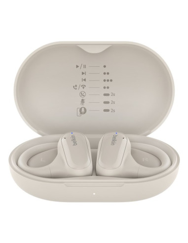 Belkin Słuchawki Bt Z Otwartym Uchem Clearfit, Kremowe