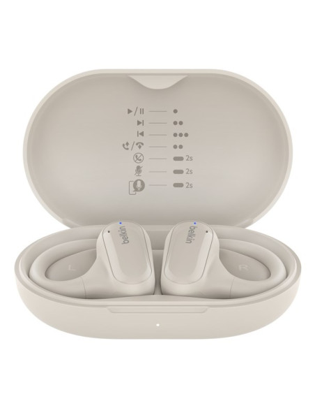 Belkin Słuchawki Bt Z Otwartym Uchem Clearfit, Kremowe