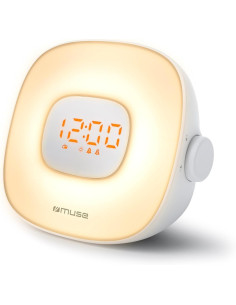 Radiobudzik Muse Light Ml-198 Cr, Biały