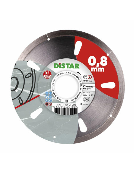 Tarcza Diamentowa Distar Cleaner 100 X 0,8 X 5 X 22,23Mm