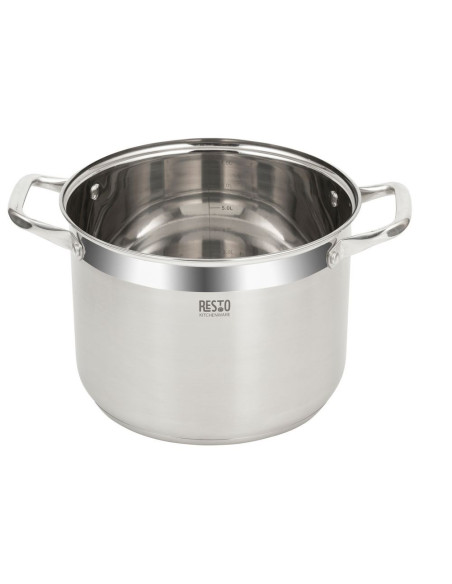 Resto Kitchenware Libra 8 L Okrągły Stal Nierdzewna