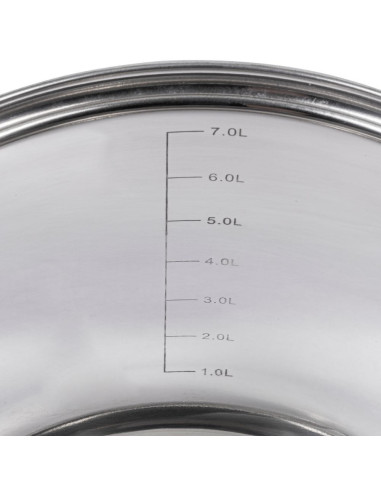 Resto Kitchenware Libra 8 L Okrągły Stal Nierdzewna