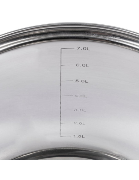 Resto Kitchenware Libra 8 L Okrągły Stal Nierdzewna