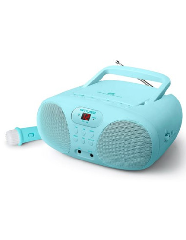 Muse Md-203 Kb Przenośny System Stereo Analogowy Fm Niebieski