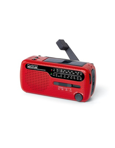 Radio Z Własnym Zasilaniem Muse Mh-07 Red, Czerwony