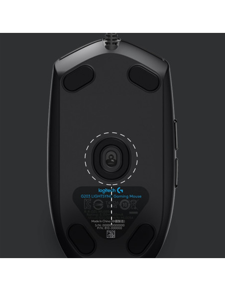 Logitech G G203 Lightsync Myszka Gaming Usb Typu-A 8000 Dpi