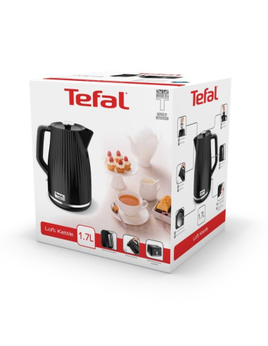 Czajnik Elektryczny Tefal Ko2508 (2400W 1.7L  Kolor Czarny)