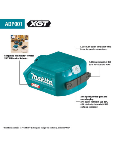 Makita Adp001G Ładowarka Akumulatorów