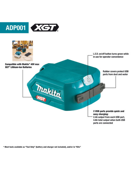 Makita Adp001G Ładowarka Akumulatorów