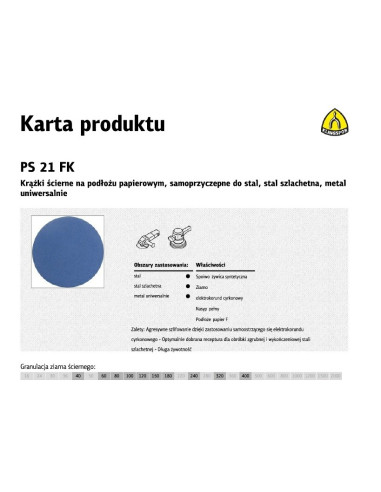 K.krążek 150  Ps21Fk 50Szt.120 Otw. Gls3