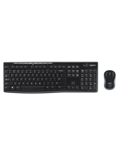 Logitech Wireless Combo Mk270 Klawiatura Dołączona Myszka Dom Usb Qwertz Niemiecki Czarny
