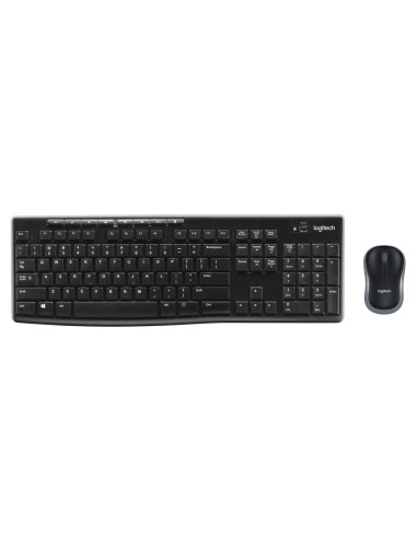 Logitech Wireless Combo Mk270 Klawiatura Dołączona Myszka Dom Usb Qwertz Niemiecki Czarny