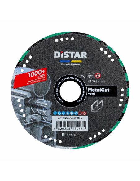 Distar Tarcza Diamentowa Metal Cut 125 X 1,5/1,2 X 22,2Mm Metal Cut