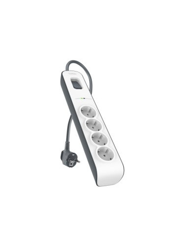 Belkin Listwa Zasilajaca 525J, 4X Schuko, 2M, Biała