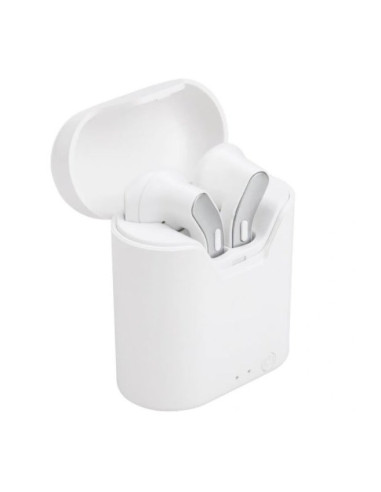 Słuchawki Art Ap-Tw-B2 (Bezprzewodowe, Z Mikrofonem, Tws (Microusb) Białe/Srebrne)