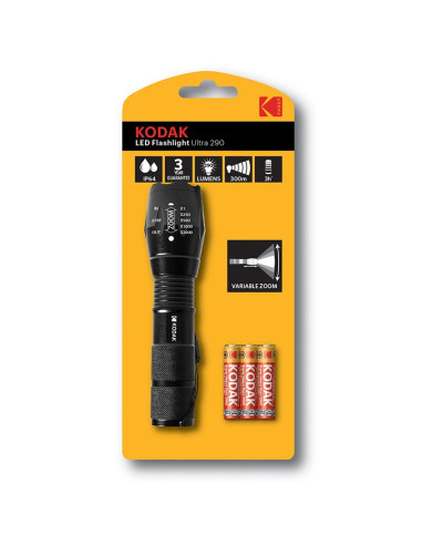 Kodak Latarka Led Flashlight Ultra 290 + 3Xr3