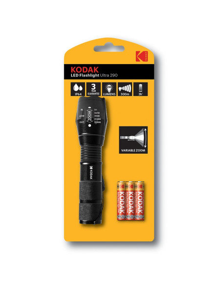 Kodak Latarka Led Flashlight Ultra 290 + 3Xr3