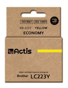 Actis Kb-223Y Tusz (Zamiennik Brother Lc223Y  Standard  10 Ml  Żółty)