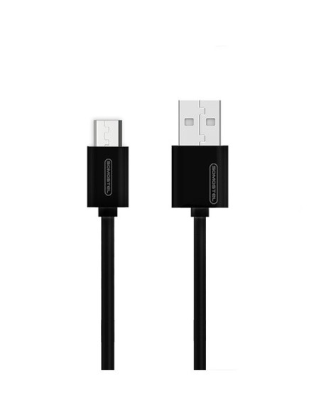 Somostel Kabel Usb Micro 3A Czarny 3100Mah Quick Charger 1.2M Powerline Sms-Bp02 Micro