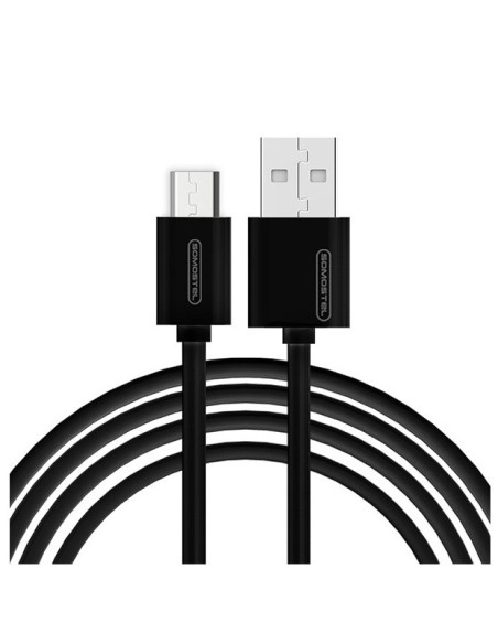Somostel Kabel Usb Micro 3A Czarny 3100Mah Quick Charger 1.2M Powerline Sms-Bp02 Micro