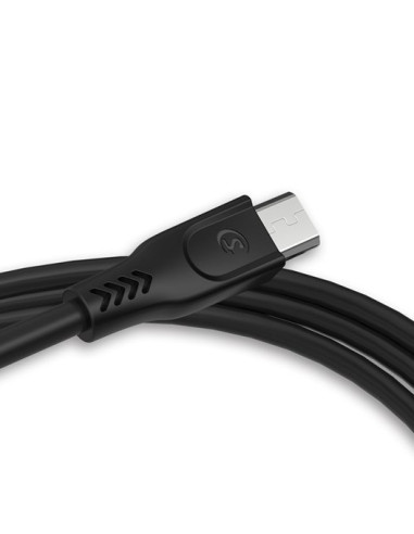 Somostel Kabel Usb Micro 3.1A Czarny 3100Mah Quick Charger Qc 3.0 1.2M Powerline Sms-Bt01 Black