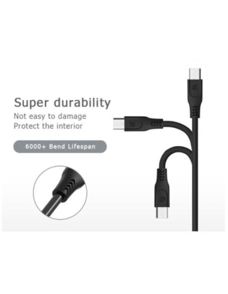 Somostel Kabel Usb Micro 3.1A Czarny 3100Mah Quick Charger Qc 3.0 1.2M Powerline Sms-Bt01 Black