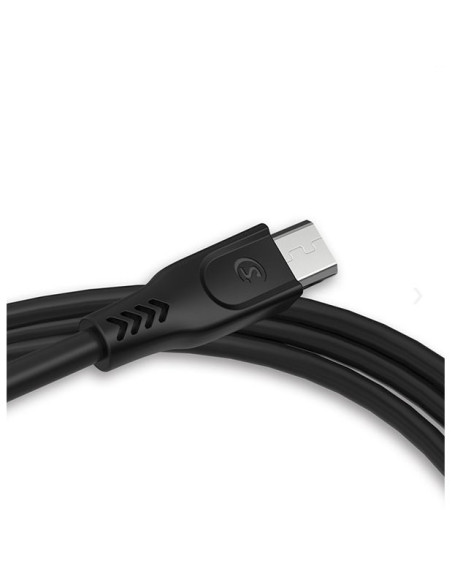 Somostel Kabel Usb Micro 3.1A Czarny 3100Mah Quick Charger Qc 3.0 1.2M Powerline Sms-Bt01 Black