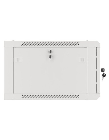 Lanberg Szafa Wisząca Rack 19" 6U 600X600 Drzwi Metalowe Szara (Flat Pack) Wf01-6606-00S