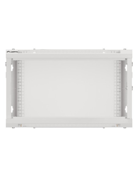 Lanberg Szafa Wisząca Rack 19" 6U 600X600 Drzwi Metalowe Szara (Flat Pack) Wf01-6606-00S