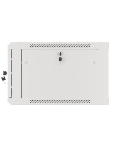 Lanberg Szafa Wisząca Rack 19" 6U 600X600 Drzwi Metalowe Szara (Flat Pack) Wf01-6606-00S