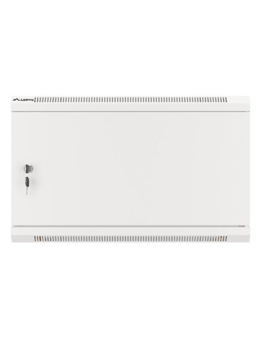 Lanberg Szafa Wisząca Rack 19" 6U 600X600 Drzwi Metalowe Szara (Flat Pack) Wf01-6606-00S