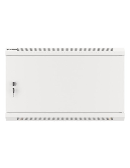 Lanberg Szafa Wisząca Rack 19" 6U 600X600 Drzwi Metalowe Szara (Flat Pack) Wf01-6606-00S