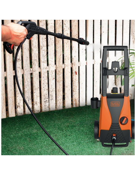 Black & Decker Pw1450Tdl-Qs Podkładka Ciśnieniowa Wyprostowany Prąd Elektryczny 426 L/H Pomarańczowy