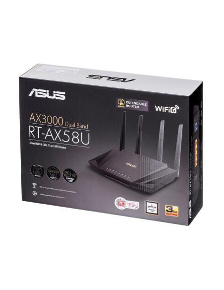 Asus-Rt-Ax58U Ax3000 Dual-Band Wi-Fi Router