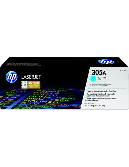 Hp 305A Oryginalny Wkład Z Błękitnym Tonerem Laserjet