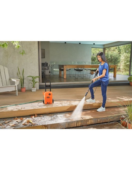 Black & Decker Bepw1650-Qs Podkładka Ciśnieniowa Kompaktowy Prąd Elektryczny 330 L/H Pomarańczowy