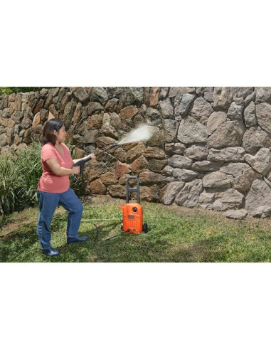 Black & Decker Bepw1650-Qs Podkładka Ciśnieniowa Kompaktowy Prąd Elektryczny 330 L/H Pomarańczowy
