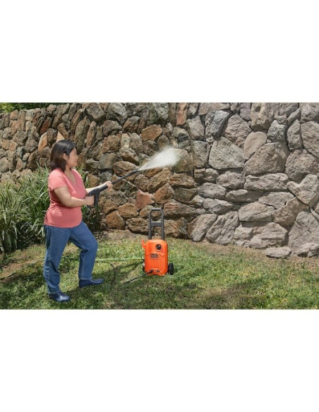 Black & Decker Bepw1650-Qs Podkładka Ciśnieniowa Kompaktowy Prąd Elektryczny 330 L/H Pomarańczowy