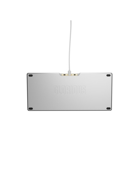Klawiatura Gamingowa Glorious Gmmk 3 Pro He 75% Custom Gaming-Tastatur - Pre-Built, Fox He Switches, Silber
